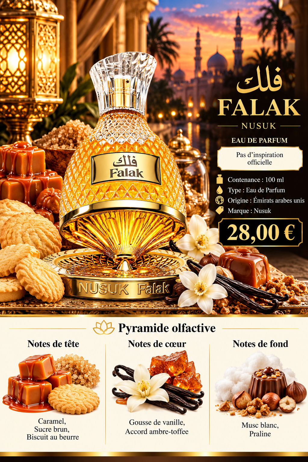 Présentation du parfum FALAK