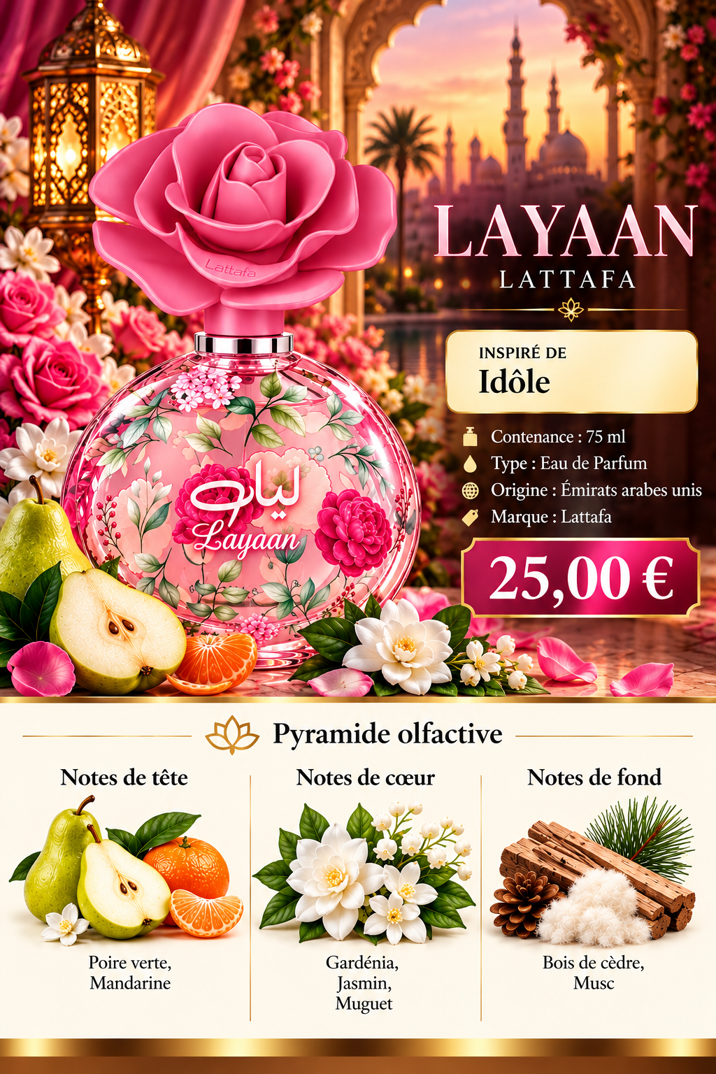 Présentation du parfum LAYAAN