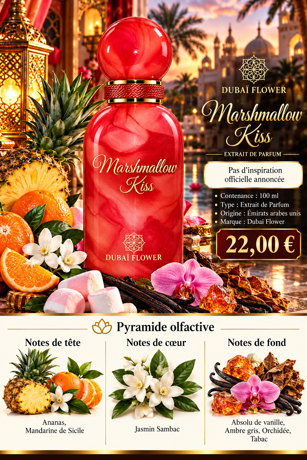 Présentation du parfum MARSHMALLOW KISS