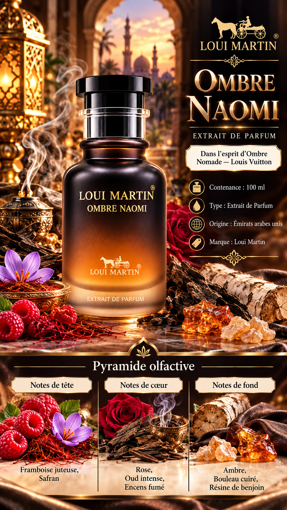 Présentation du parfum Ombre Naomi