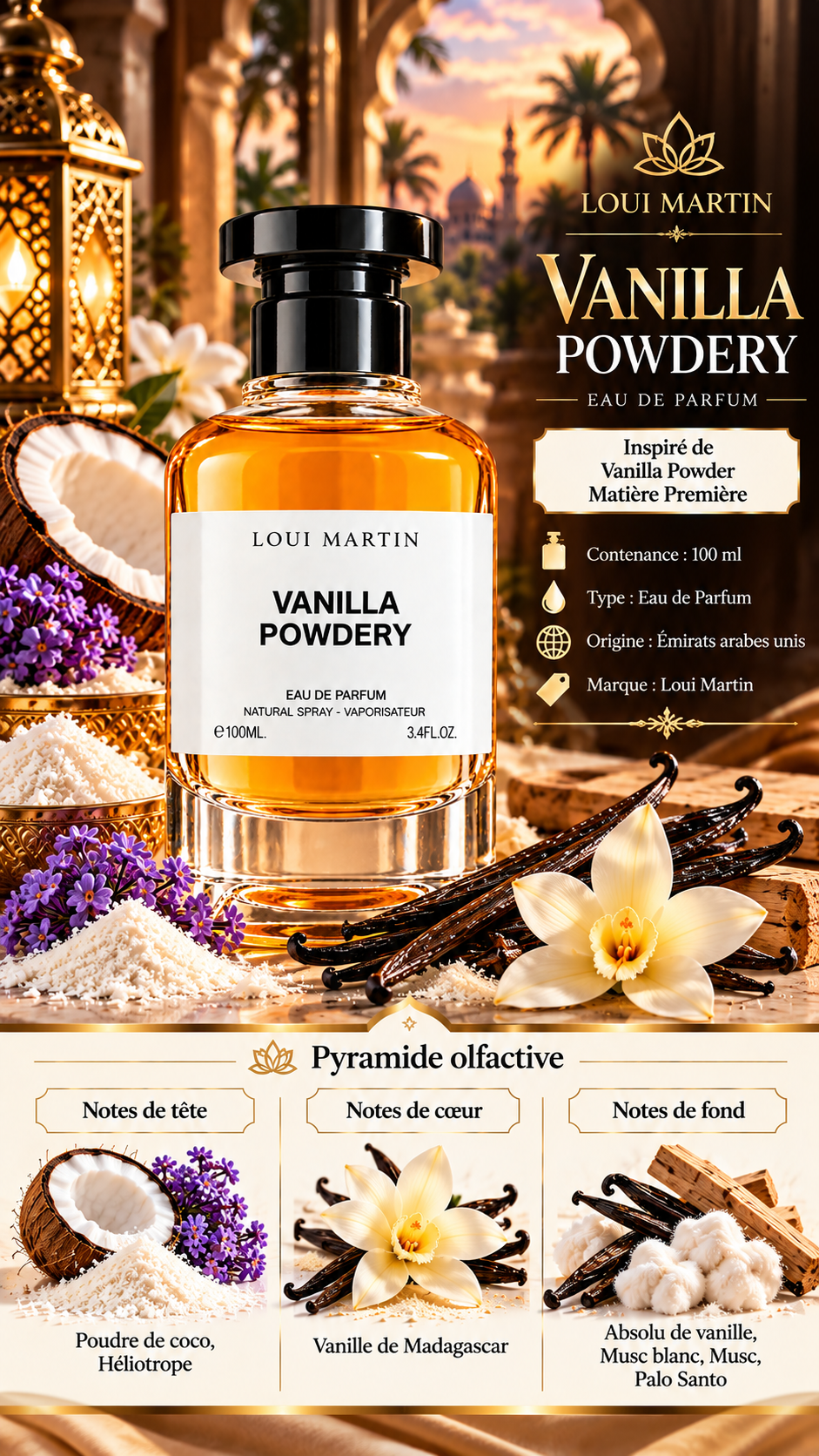 Présentation du parfum Vanilla Powdery